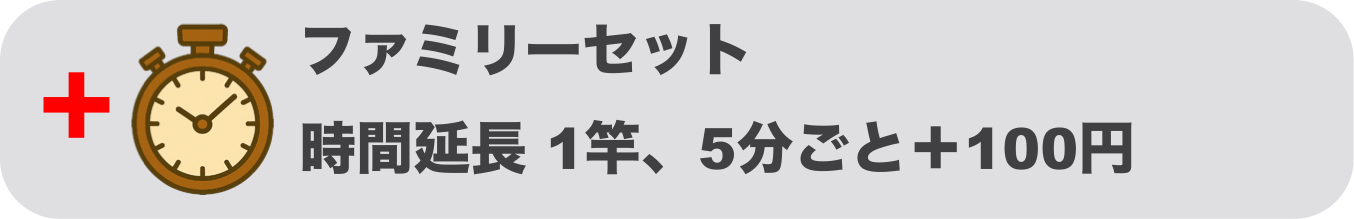 お得なファミリーセット5人家族釣竿3本